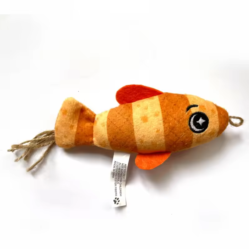 In stock New Design Pet Shop Hot Sale Custom Best Price Natural Cat Toy Catnip for Wholesale Natural Cat Toy with Catnip Fish
